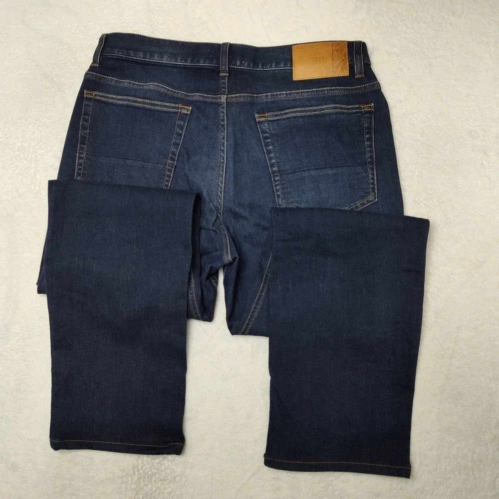 Spoke Jeans‎ Mens 32x30 Blue Build C Straight Medium Wash Denim Spoke Travel